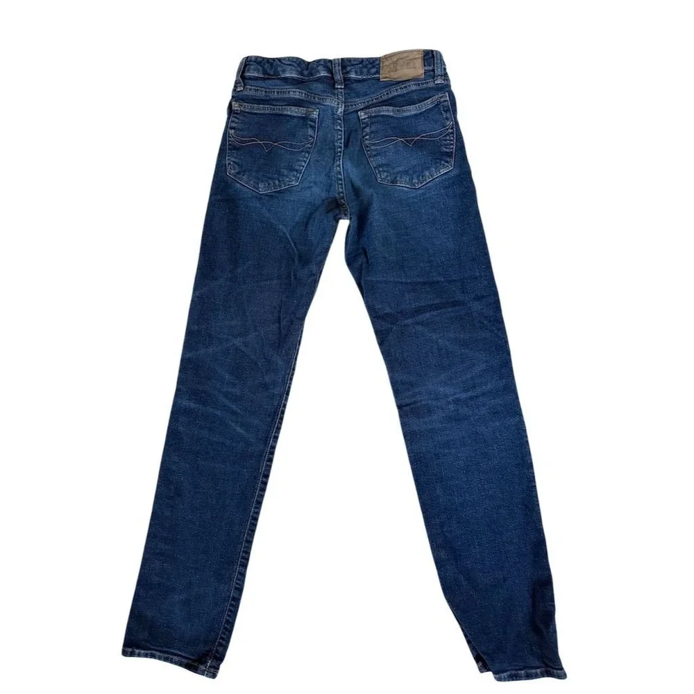 Ralph Lauren Boys Jeans Dark Indigo Sz 18 authentic Hampton straight fit stretch